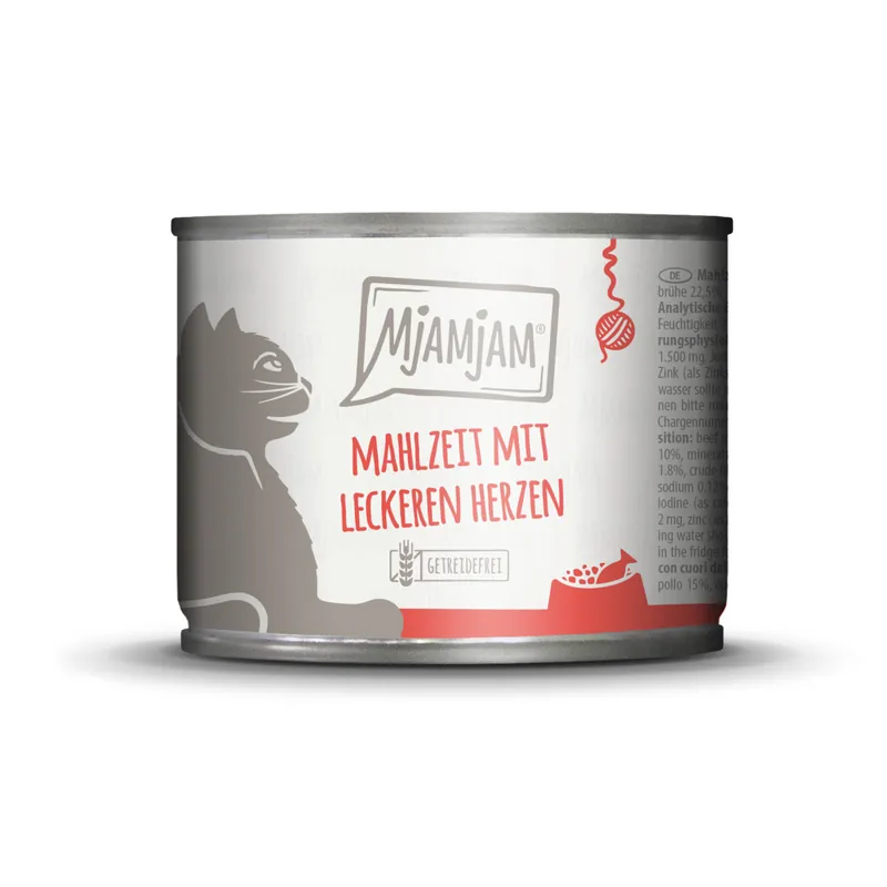 MJAMJAM Mahlzeit mit Herzen 200 g Neue Ware